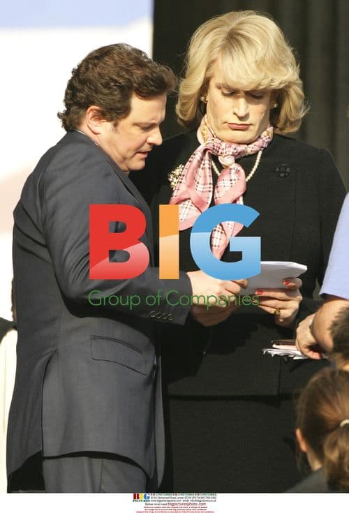 Actors Rupert Everett and Colin Firth on St. Trinian's Set