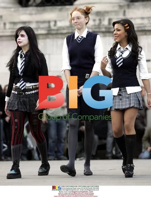 On the set of St. Trinian's