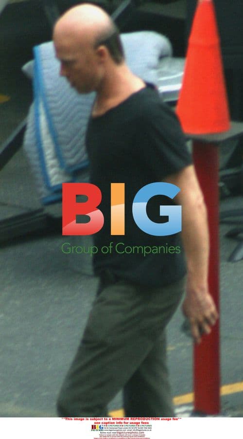 Brad Pitt on "Benjamin Button" Set