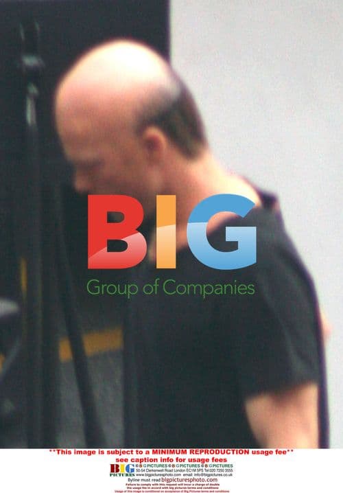 Brad Pitt on "Benjamin Button" Set