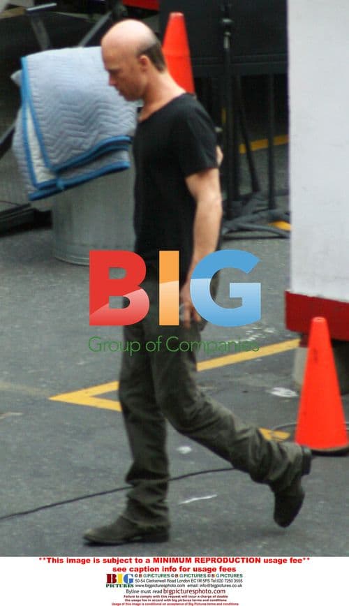 Brad Pitt on 'Benjamin Button' set