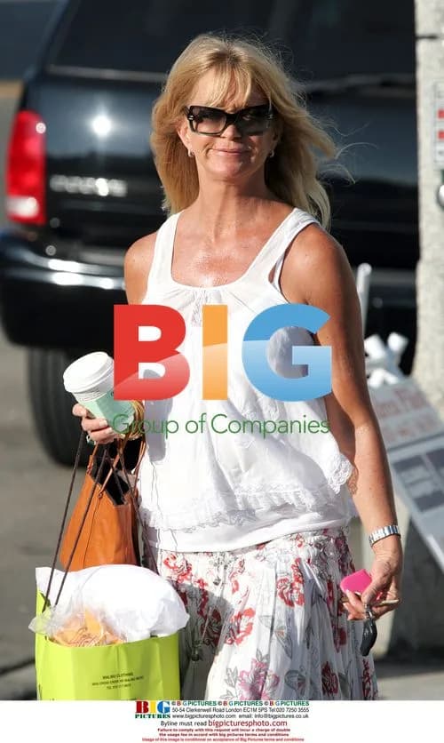 Goldie Hawn Shopping in Santa Monica