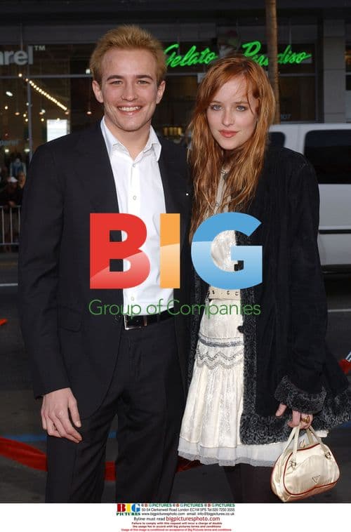 Dakota Johnson and Jesse Johnson at Redline Premiere