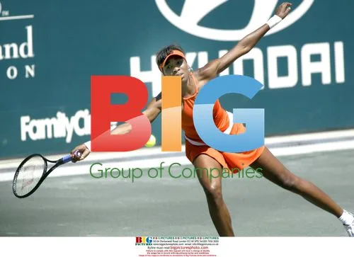 Venus Williams Stretches for Forehand at Family Circle Cup