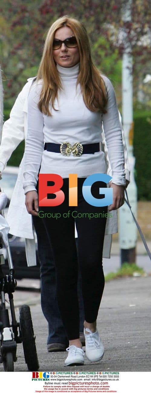 Geri Halliwell Takes London Walk