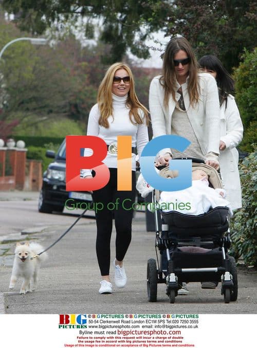 Geri Halliwell Takes Walk in London