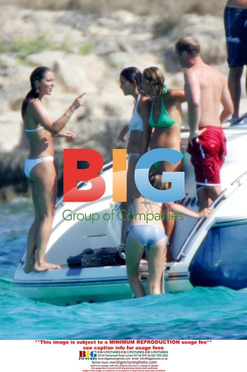 Prince William and Kate Middleton on Boat in Ibiza