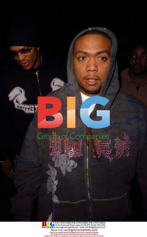 Timbaland Arrives at London Club