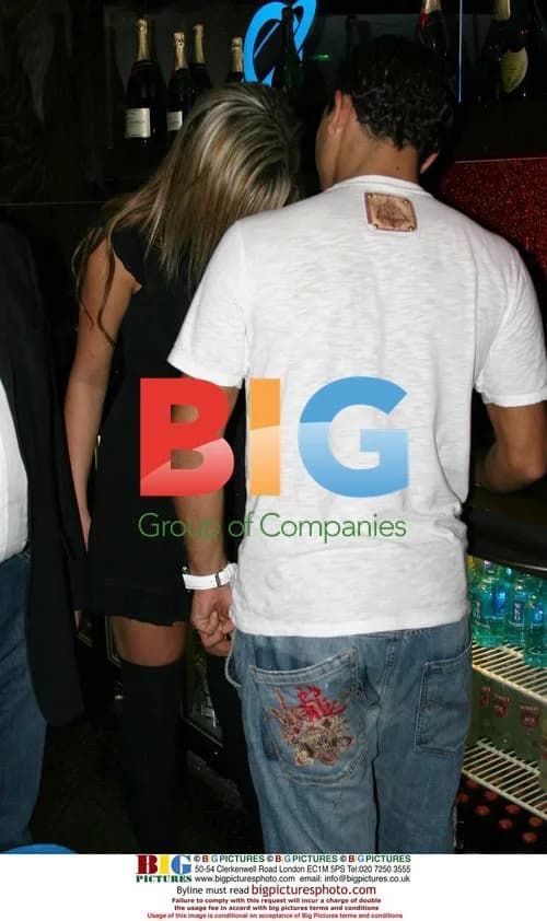 Danielle Lloyd and Ryan Thomas at Dublin club