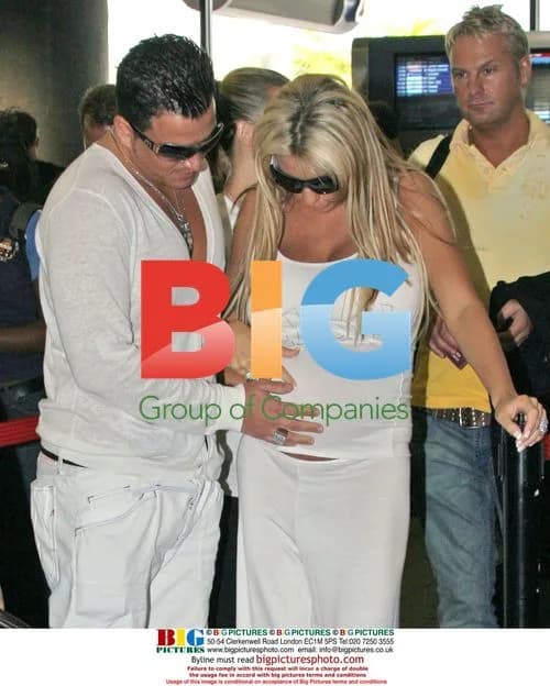 Katie Price and Peter Andre Depart LAX