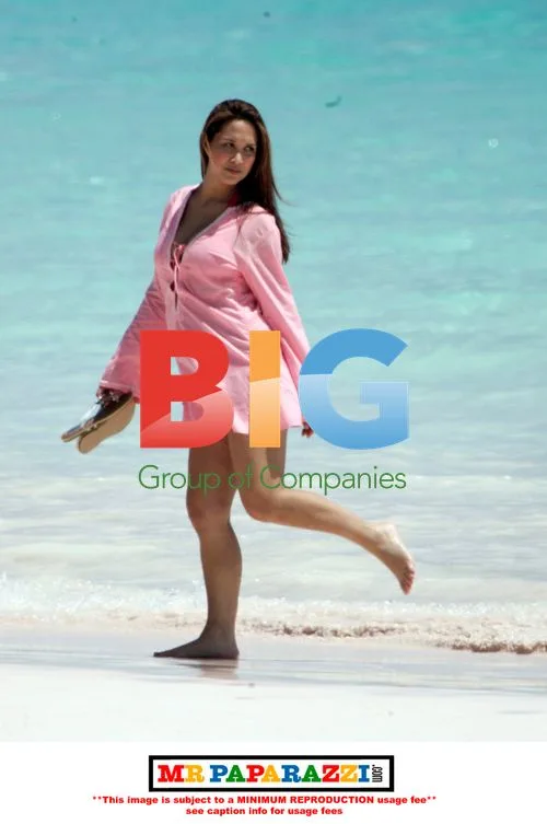 Myleene Klass in Bahamas Swimwear Shoot