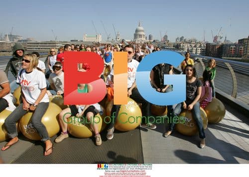 World record for most people bouncing on space hoppers