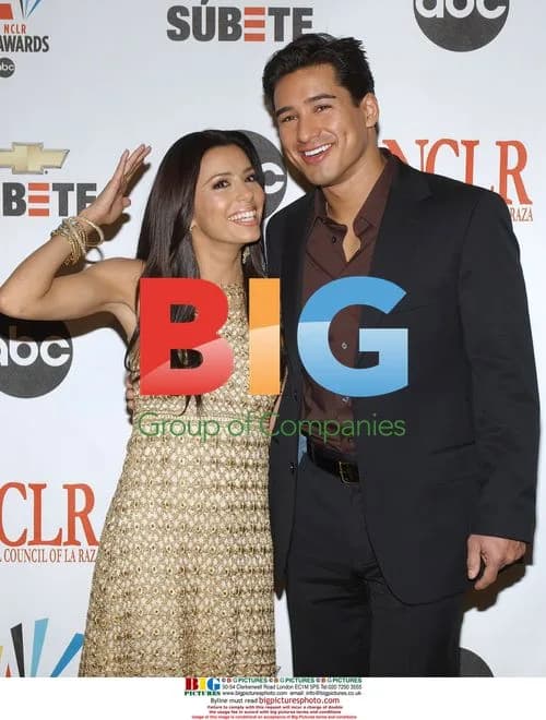 Eva Longoria and Mario Lopez at 2007 ALMA Awards