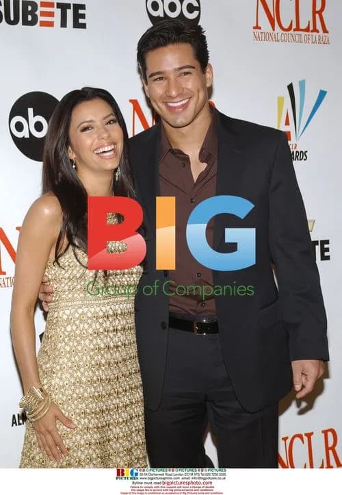 Eva Longoria and Mario Lopez at 2007 ALMA Awards