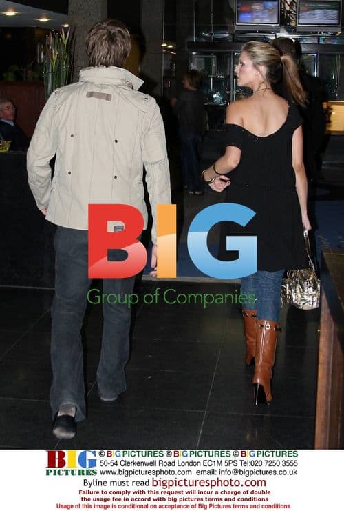 Brian McFadden and Delta Goodrem arrive at The Tubridy Show