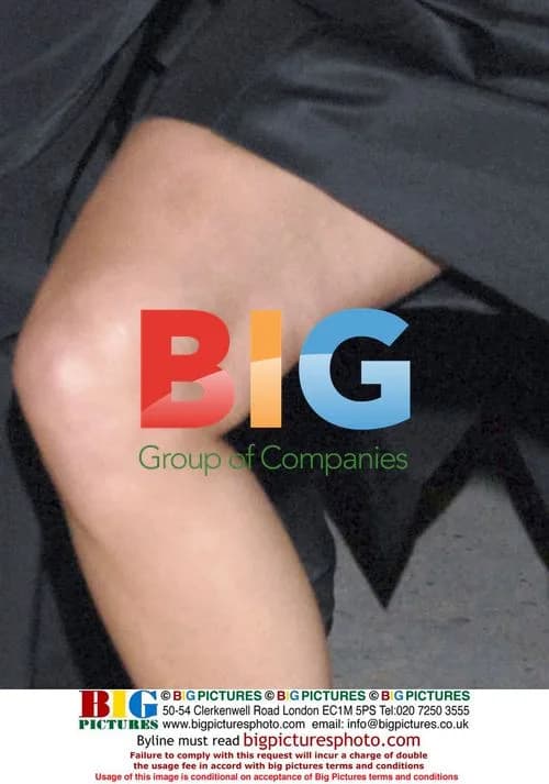 Demi Moore's leg at Prada's America's Cup Party
