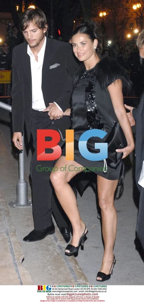 Demi Moore and Ashton Kutcher at Prada's America's Cup Party