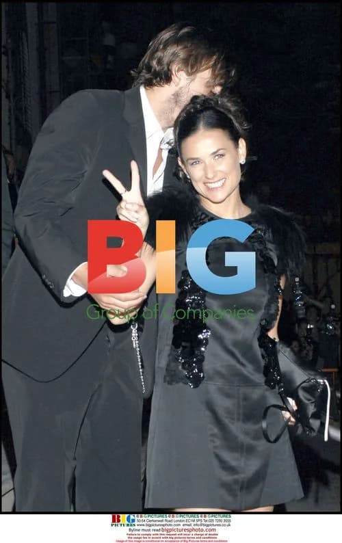 Demi Moore and Ashton Kutcher at Prada's America's Cup Party