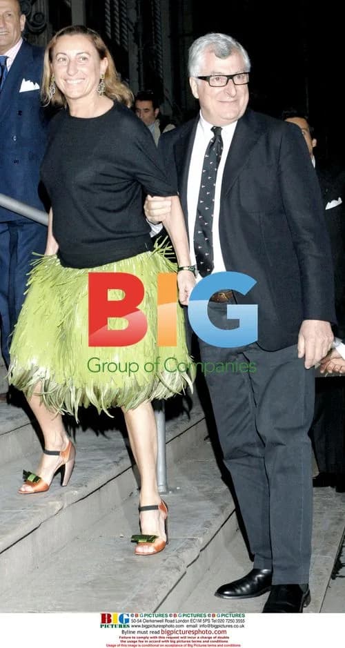 Miuccia Prada & Patrizio Bertelli at Prada's America's Cup Party
