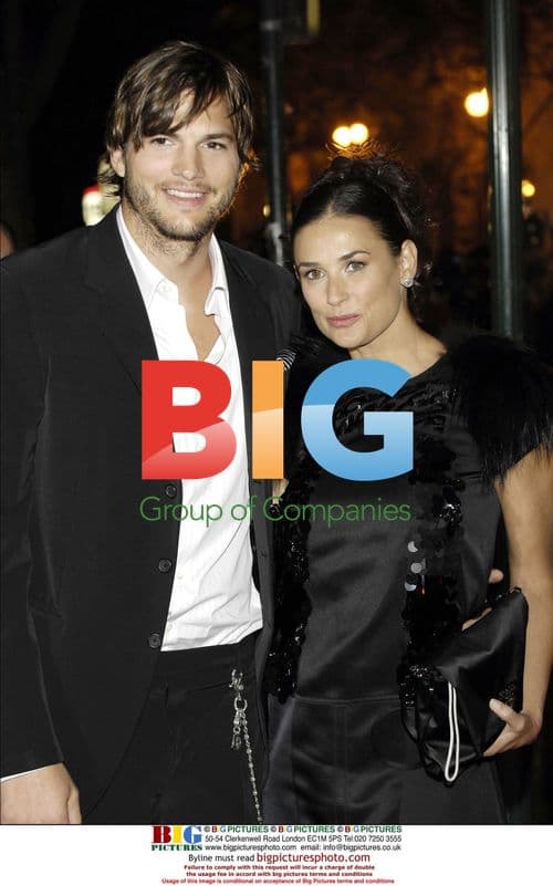 Demi Moore and Ashton Kutcher at Prada's America's Cup Party