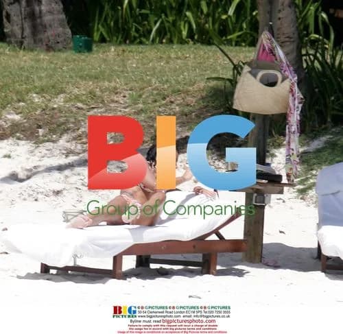 Princess Stephanie of Monaco on holiday in Mauritius