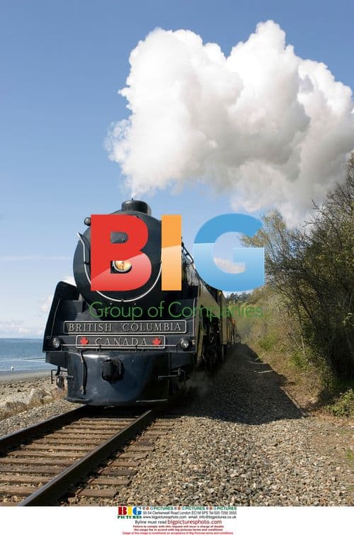 Refurbished Royal Hudson steam locomotive arrives in White Rock