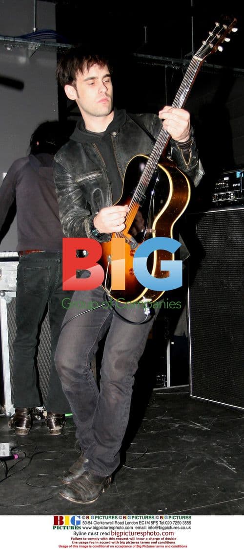 Black Rebel Motorcycle Club perform and sign 'Weapon Of Choice' at Virgin Megastore