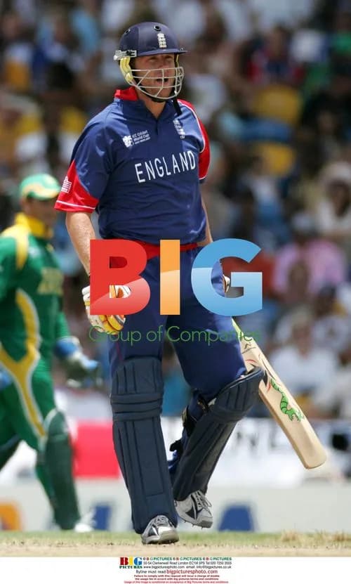 Freddie Flintoff playing for England
