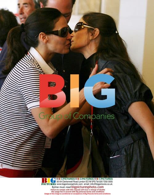 Demi Moore and Ines Sastre at America's Cup