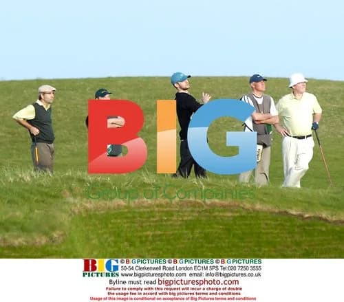 Justin Timberlake Golfing in Scotland