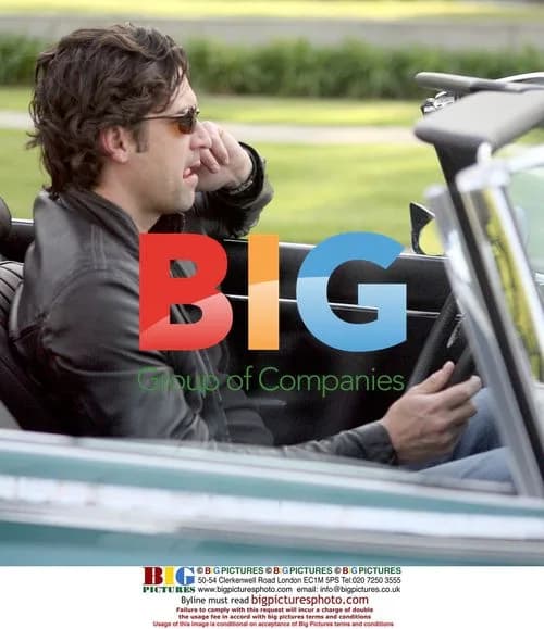 Patrick Dempsey Spotted Driving Classic Jaguar