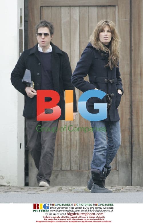 Hugh Grant and Jemima Khan on a date