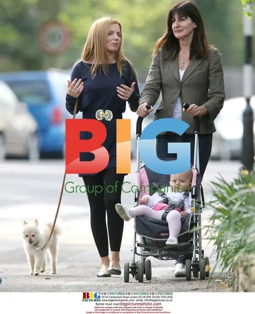 Singer Geri Halliwell on Hampstead Heath