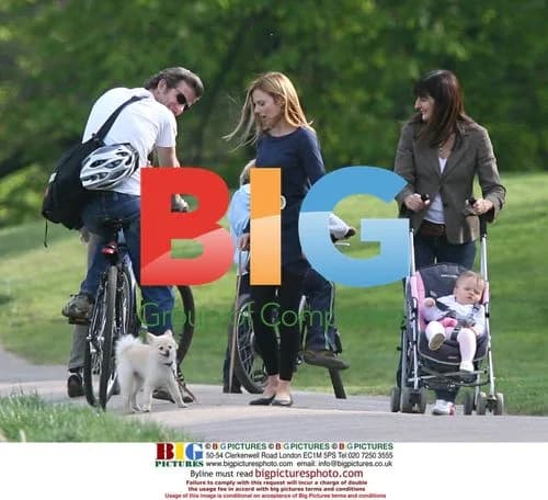 Geri Halliwell and Daughter on Hampstead Heath