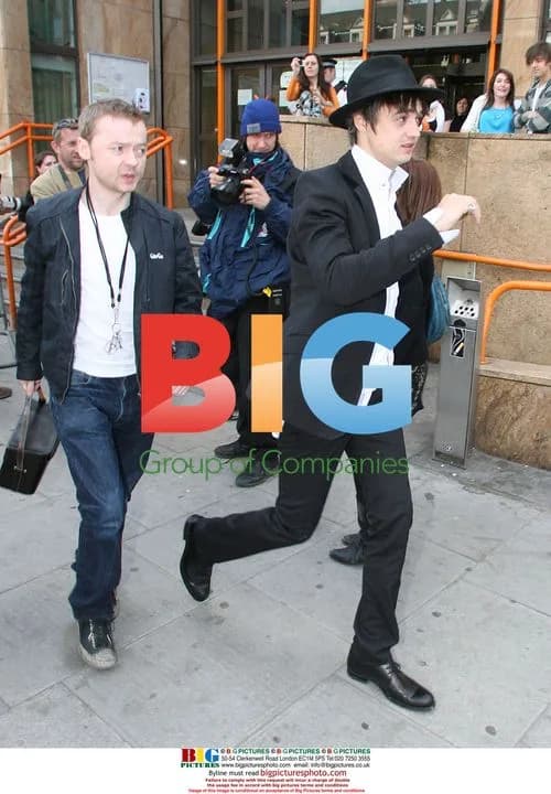 Pete Doherty leaving court in London