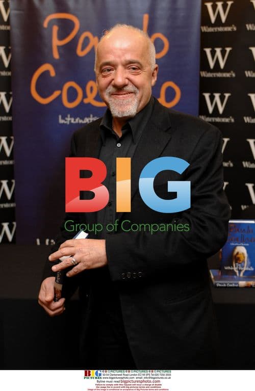 Paulo Coelho at London book signing