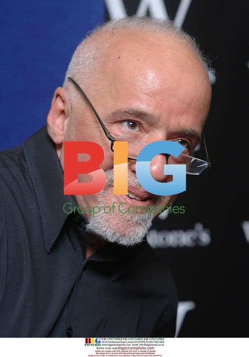 Paulo Coelho signs "The Witch Of Portobello"