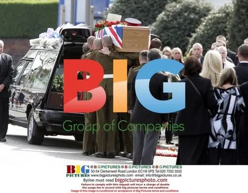 Funeral of Liverpool soldier Adam Smith