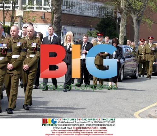 Funeral of Liverpool soldier killed in Basra