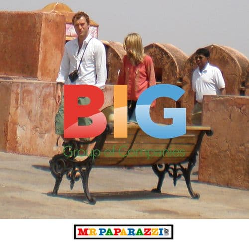 Jude Law and Kim Hersov on Romantic India Trip