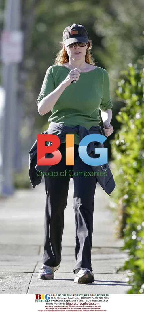 Marcia Cross Power Walking in Santa Monica