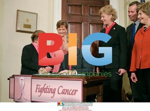 Bush Signs Breast Cancer Bill with Congress