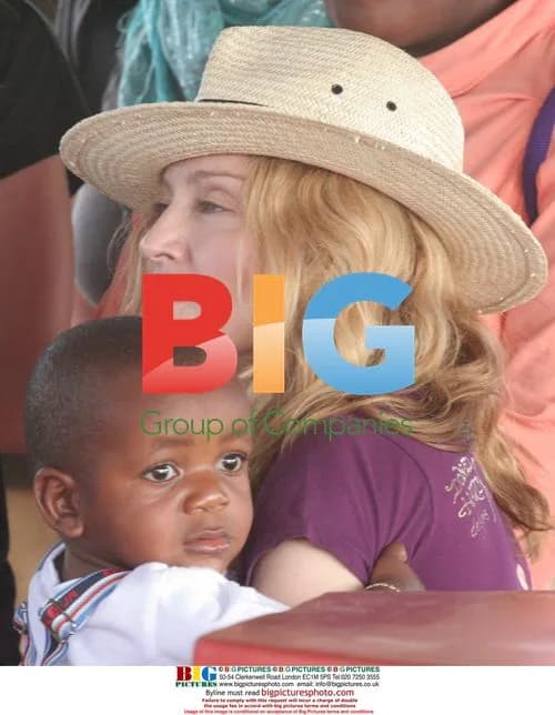 Madonna and David Banda Visit