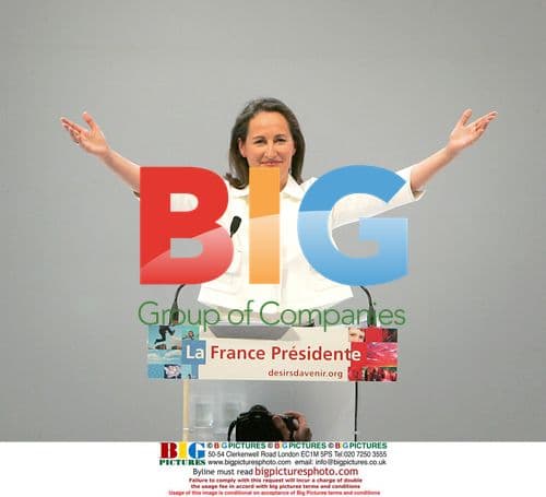 Segolene Royal at campaign meeting in Toulouse