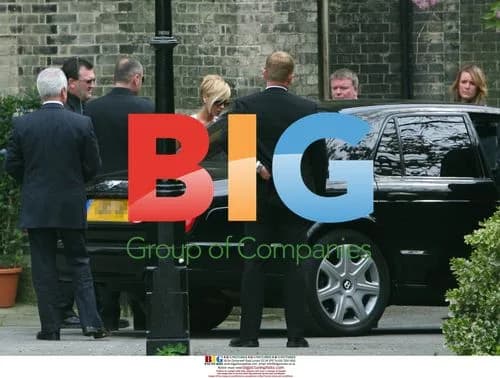 Victoria Beckham at Bluebell's Christening