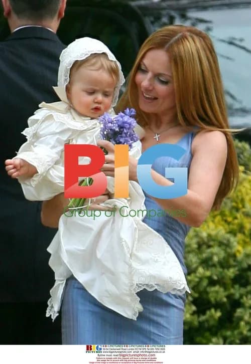 Geri Halliwell's Daughter Christening