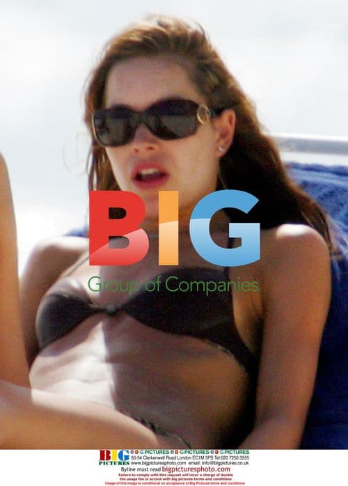 Rachael Flintoff Spotted on Barbados Beach