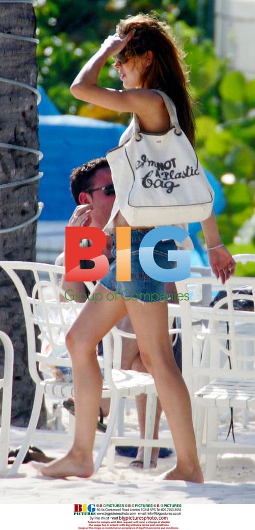 Rachael Flintoff on Beach in Barbados