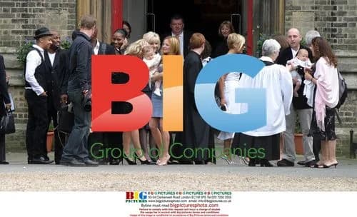 Geri Halliwell's Daughter's Christening