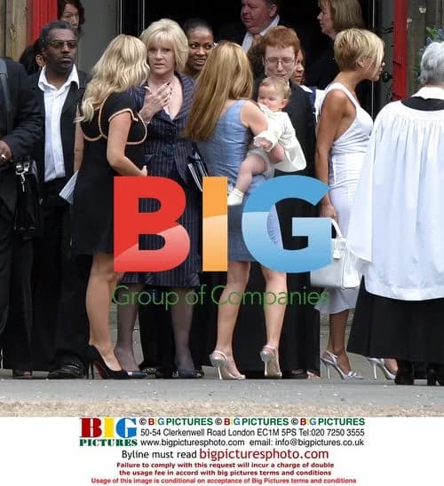 Geri Halliwell's Daughter's Christening